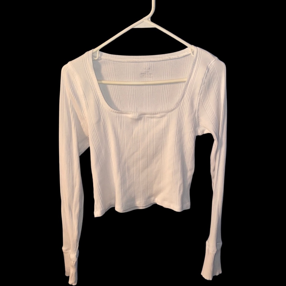 Cropped white shirt from American Eagle/Aerie size L